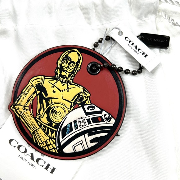 Star Wars | C3PO R2D2 Keychain Hang Tag NEW - Picture 1 of 2